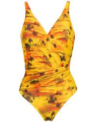 Lygia & Nanny Printed Maisa swimsuit - Jaune
