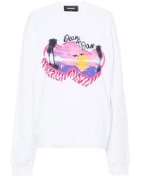 DSquared² - Dean & Dan Katoenen Sweater - Lyst