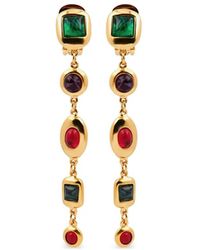 Ben-Amun - Lucrecia Glass-Embellished Drop Earrings - Lyst
