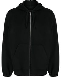 Givenchy - Zip-front Wool-blend Hoodie - Lyst