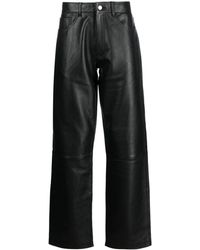 sunflower - Straight-leg Leather Trousers - Lyst
