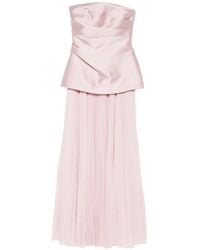Solace London - Claudette Pleated Maxi Dress - Lyst
