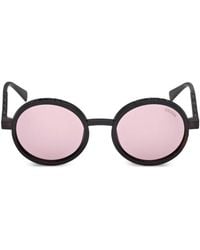Guess - Round-Frame Logo-Embossed Sunglasses - Lyst