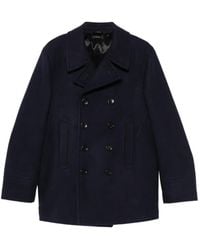Tom Ford - Double-Breasted Peacoat - Lyst