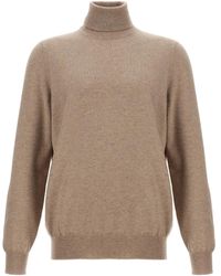 Brunello Cucinelli - Cashmere Turtleneck Sweater - Lyst