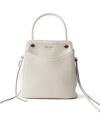 Prada - Carry Mini Leather Handbag - Lyst