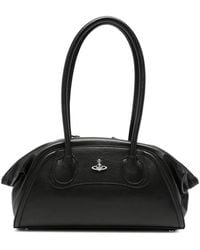 Vivienne Westwood - Orb-Plaque Leather Shoulder Bag - Lyst