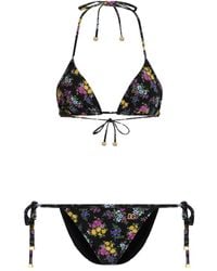 Dolce & Gabbana - Floral Bikini Top - Lyst