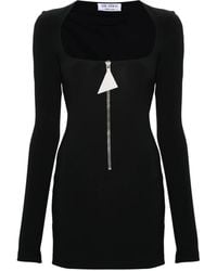 The Attico - Fitted Mini Dress - Lyst