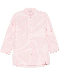Shiatzy Chen - Jacquard Stand-Collar Jacket - Lyst