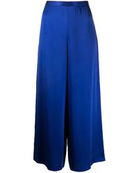 Voz - Silk Wide-Leg Trousers - Lyst
