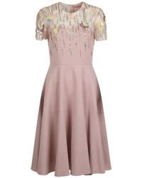 Valentino Garavani - Sequin-Embellished Midi Dress - Lyst