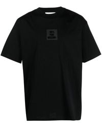 Moschino - T-shirt en coton à patch logo - Lyst