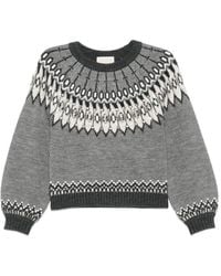 iBlues - Fair Isle Trui Verfraaid Met Kristallen - Lyst