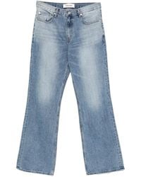 Tonywack - Cotton Faded Wide- Leg Jeans - Lyst