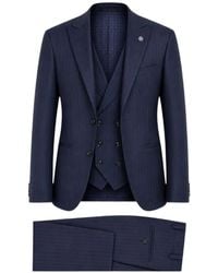 ROBERTO VINCENTI - Pinstripe-Pattern Three-Piece Suit - Lyst