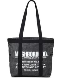 Neighborhood - Sac Cabas En Jean À Logo Imprimé - Lyst