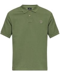 Paul Smith - Zebra-Patch Polo Shirt - Lyst