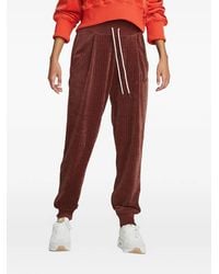 Nike - Elasticated-Cuff High-Waisted Track Pants - Lyst