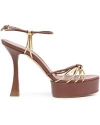 Casadei - Julia 120Mm Platform Sandals - Lyst