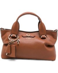 Guess - Borsa Tote Susy Mini Con Placca Logo - Lyst