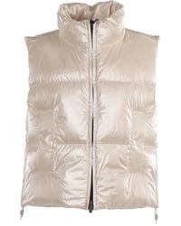 K-Way - Thille Thermo Pearly Puffed Gilet - Lyst
