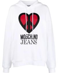 Moschino - Felpa Con Stampa Grafica - Lyst