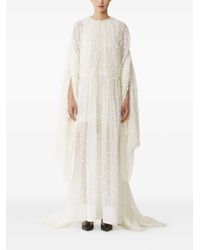 Lanvin - Pleated Maxi Dress - Lyst