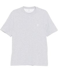 Brunello Cucinelli - T-Shirt À Logo - Lyst