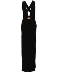 Tom Ford - Plunging-Neck Sleeveless Gown - Lyst