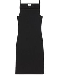 Courreges - 90's Rib Strap Midi Dress - Lyst