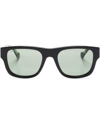 Gucci - Tortoiseshell Square-frame Sunglasses - Lyst