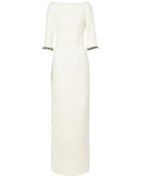 Safiyaa - Crystal-Embellished Maxi Dress - Lyst