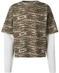 Rhude - Tiger Camouflage-Print T-Shirt - Lyst