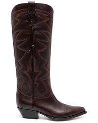 Buttero - Flee Western-style Knee-high Boots - Lyst