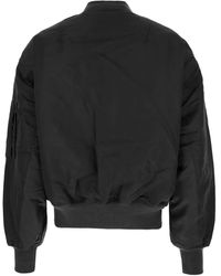 Entire studios Moto Bomber Jacket in Black for Men | Lyst