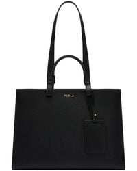 Furla - Large Deva Logo-Lettering Tote Bag - Lyst
