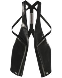 Rick Owens - Temple Bauhaus Leather Waistcoat - Lyst