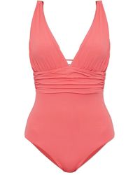 Melissa Odabash - Costume Da Bagno Panarea Con Ruches - Lyst