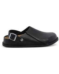 Birkenstock - Lutry Premium Buckled Leather Mules - Lyst