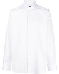 Corneliani - Cutaway-collar Button Shirt - Lyst