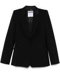 Moschino - Wollen Blazer - Lyst