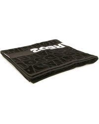 DSquared² Toalla de playa con logo - Negro