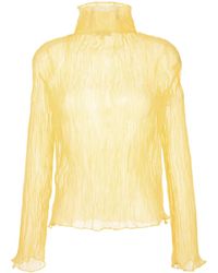 Ellery - Ruched Design Blouse - Lyst