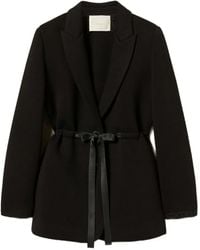 Twinset - Scuba-Fabric Tie-Waist Blazer - Lyst