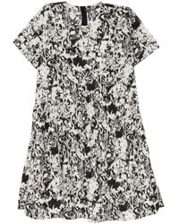 JNBY - Floral-Print Round-Neck Dress - Lyst