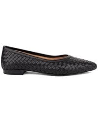 SERGIO MORETTI FIRENZE - Gewebte Ballerinas Mit Mandelförmiger Kappe - Lyst