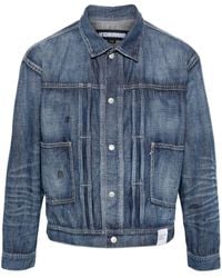 Neighborhood - Paint-Splatter Denim Jacket - Lyst