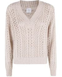 Eleventy - Maglione Con Scollo A V - Lyst