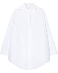 Jil Sander - Oversized-collar Poplin Shirt - Lyst